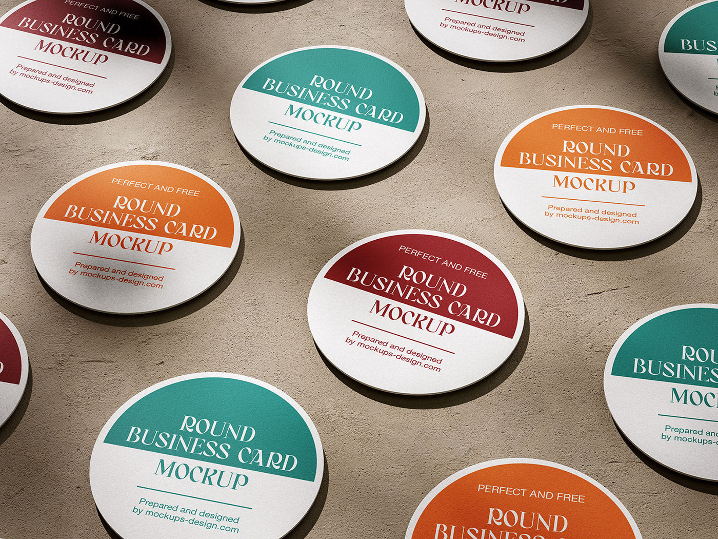 Circle Business Cards - Doublesided - Outta Phx Print shop
