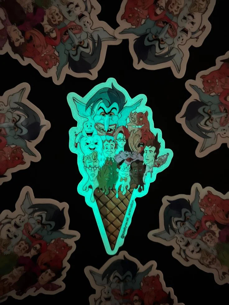 Glow In The Dark Stickers - Outta Phx Print shop