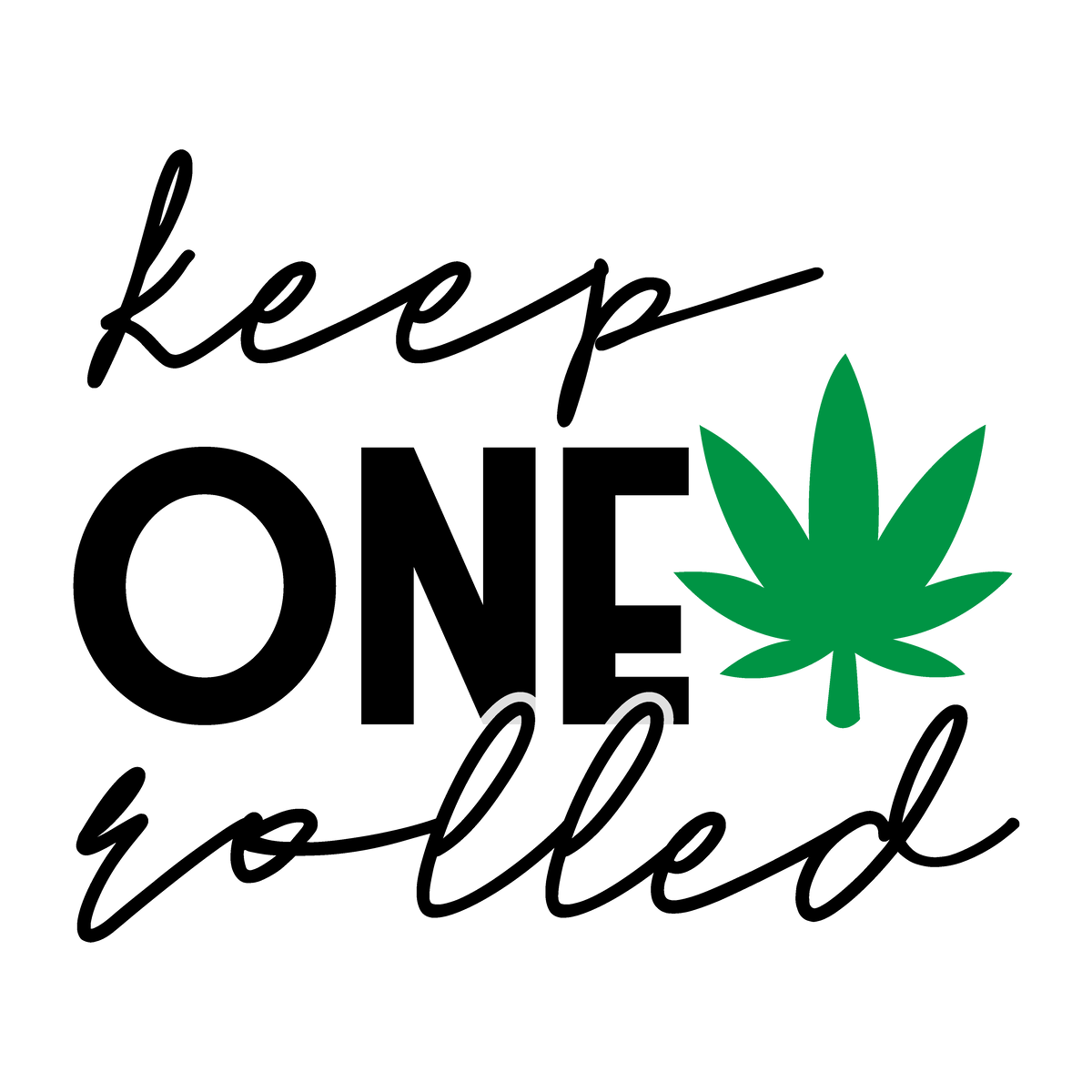 Keep One Rolled ready-to-press DTF transfer