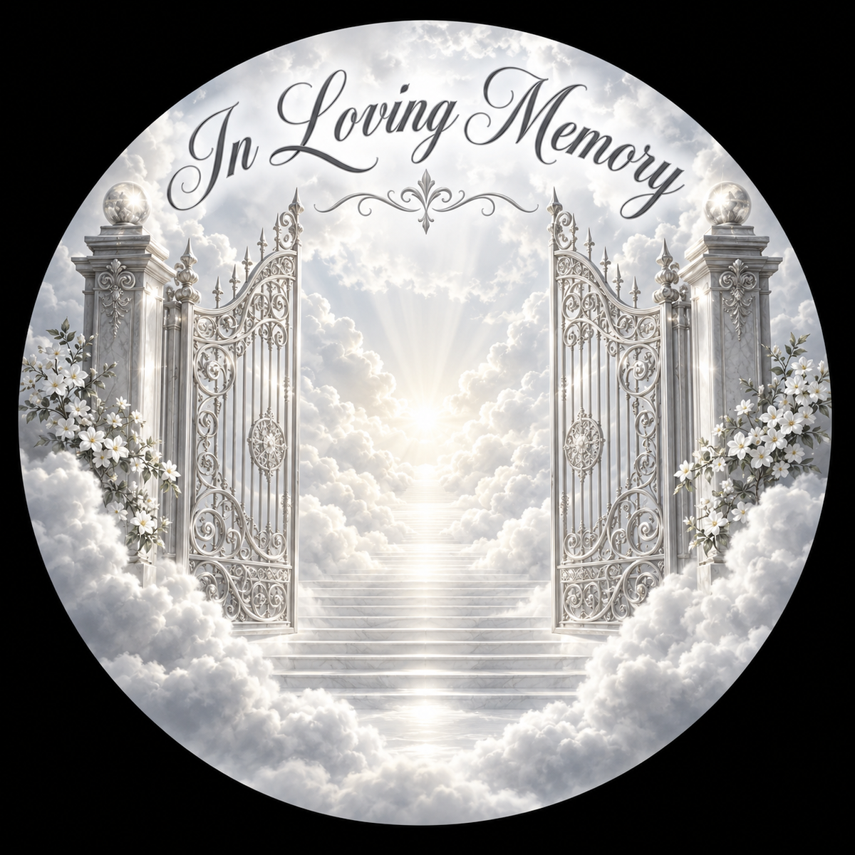 Original memorial artwork Design 022 for a 2.25-inch pin button