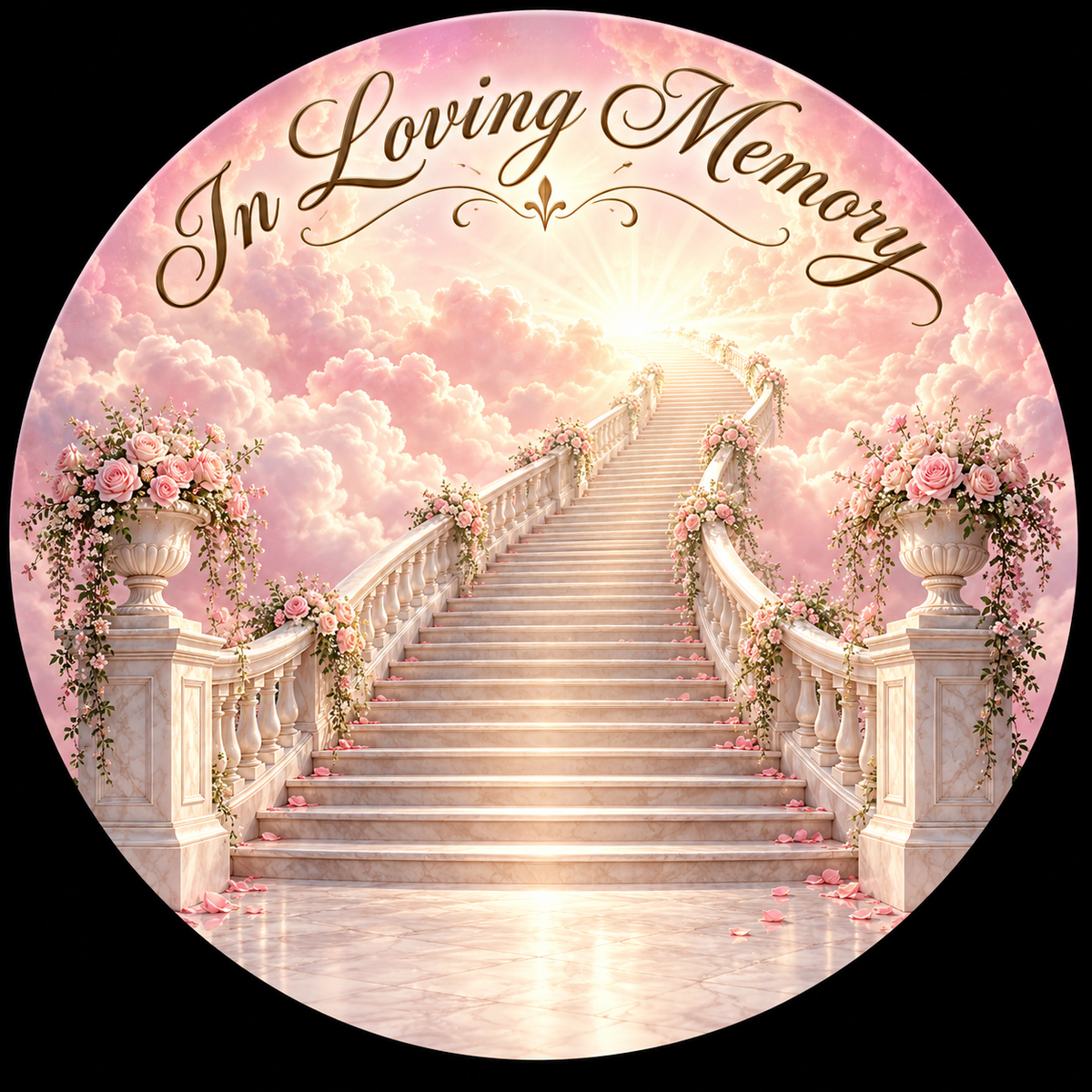 Original memorial artwork Design 027 for a 2.25-inch pin button