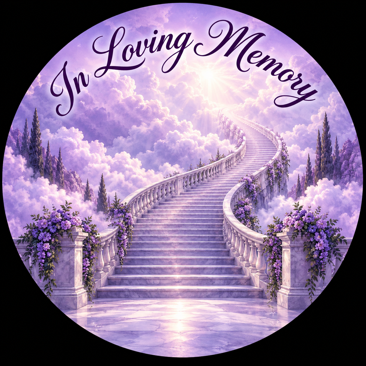 Original memorial artwork Design 028 for a 2.25-inch pin button