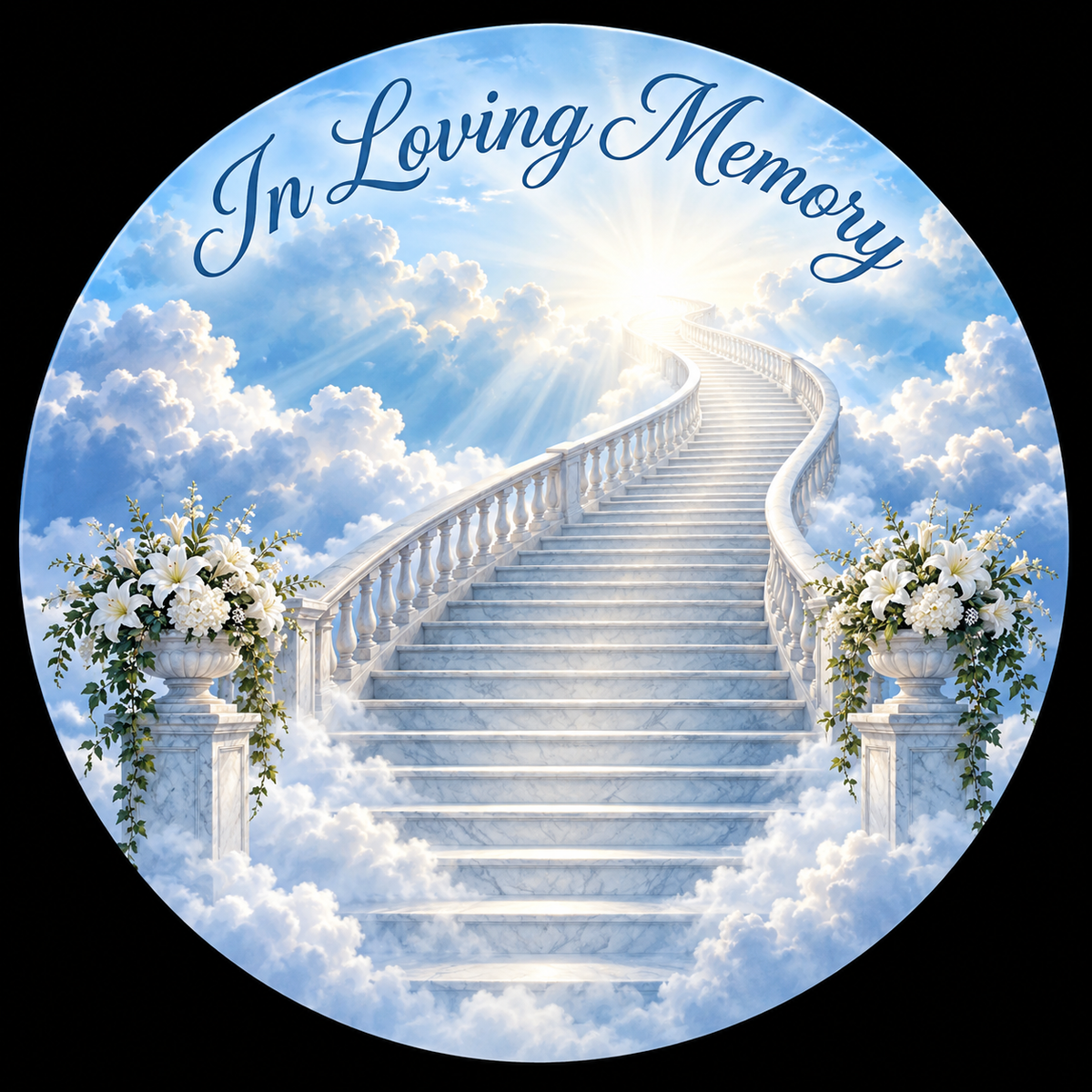 Original memorial artwork Design 036 for a 2.25-inch pin button