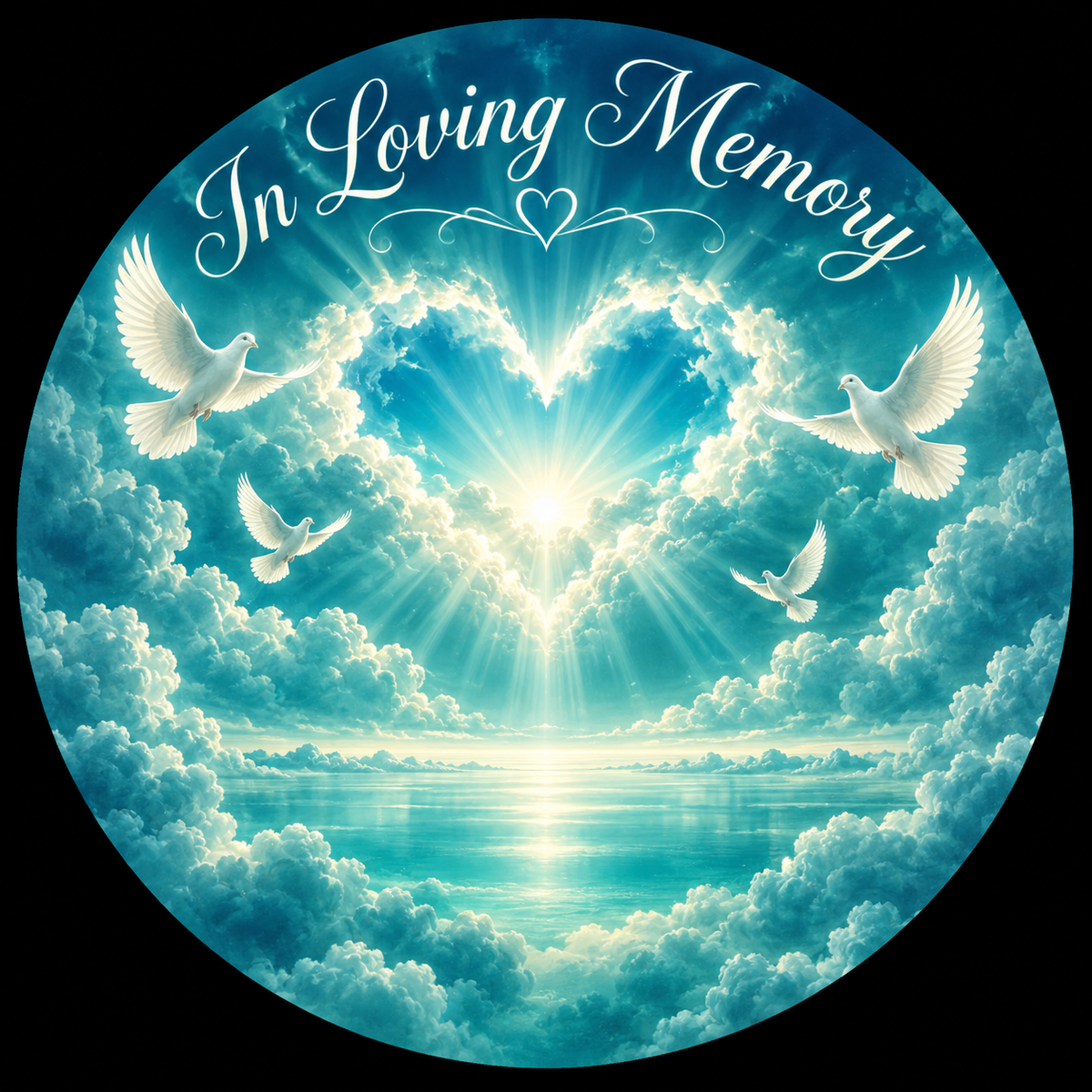 Original memorial artwork Design 067 for a 2.25-inch pin button