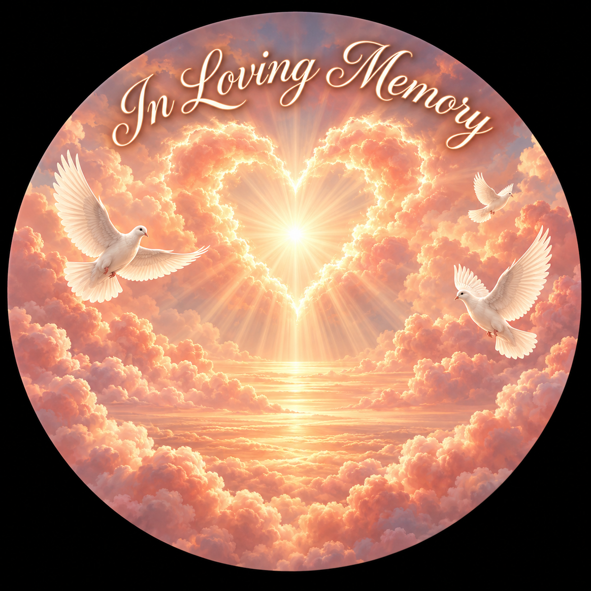 Original memorial artwork Design 068 for a 2.25-inch pin button
