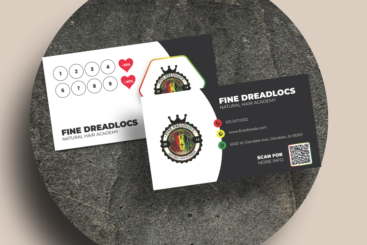 Standard Business Cards - Outta Phx Print shop