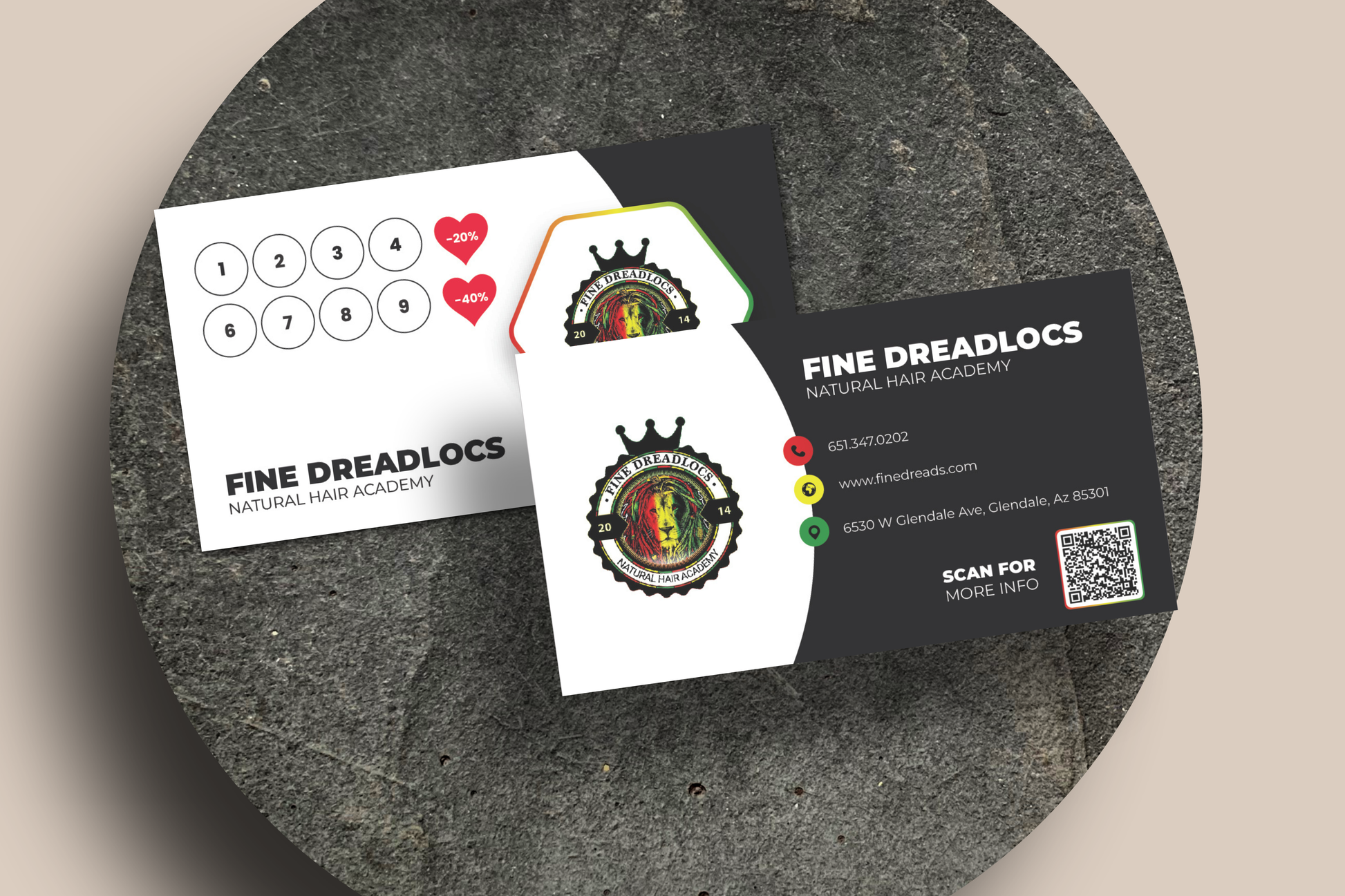 Standard Business Cards - Outta Phx Print shop