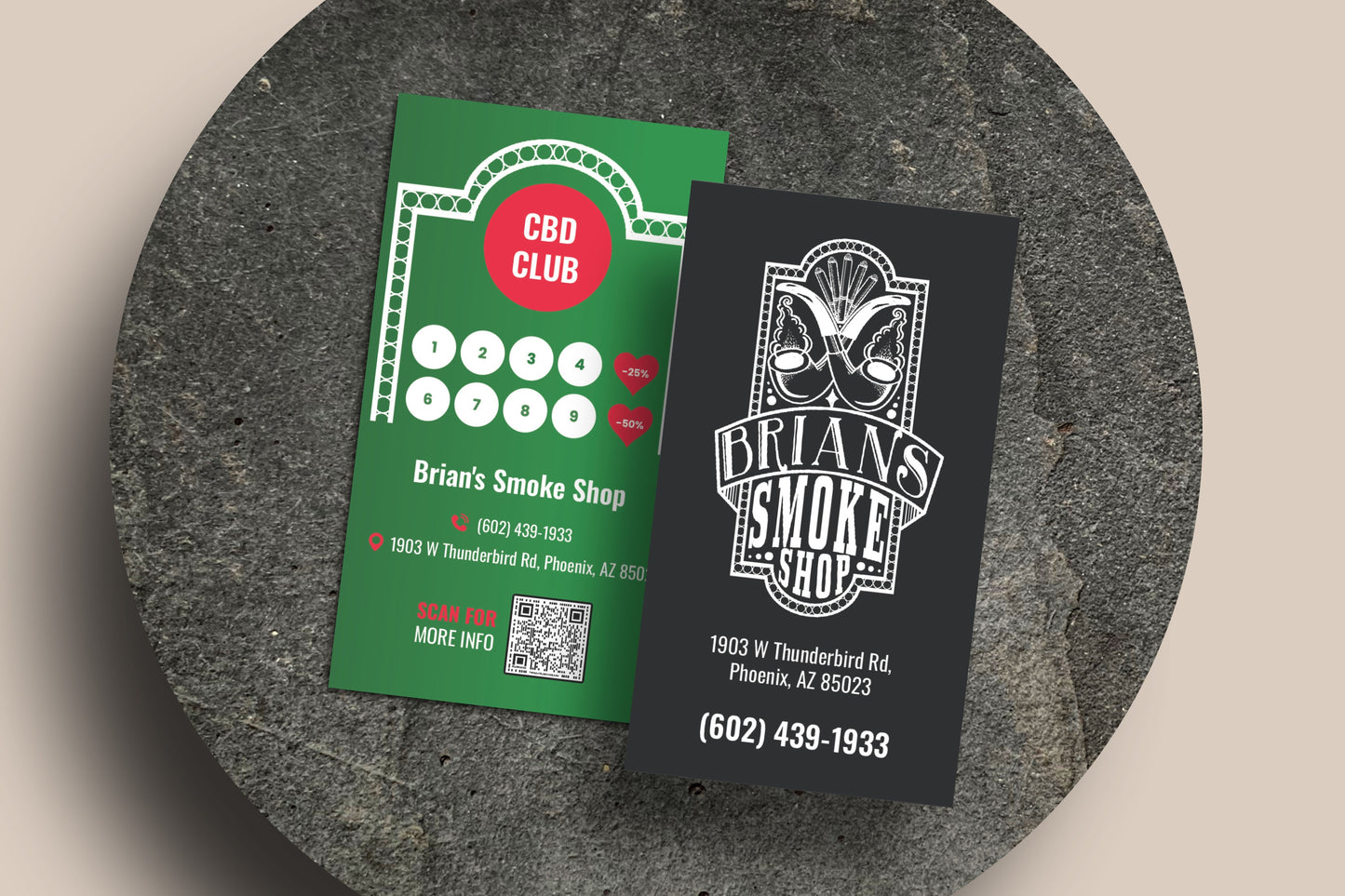 Standard Business Cards - Outta Phx Print shop