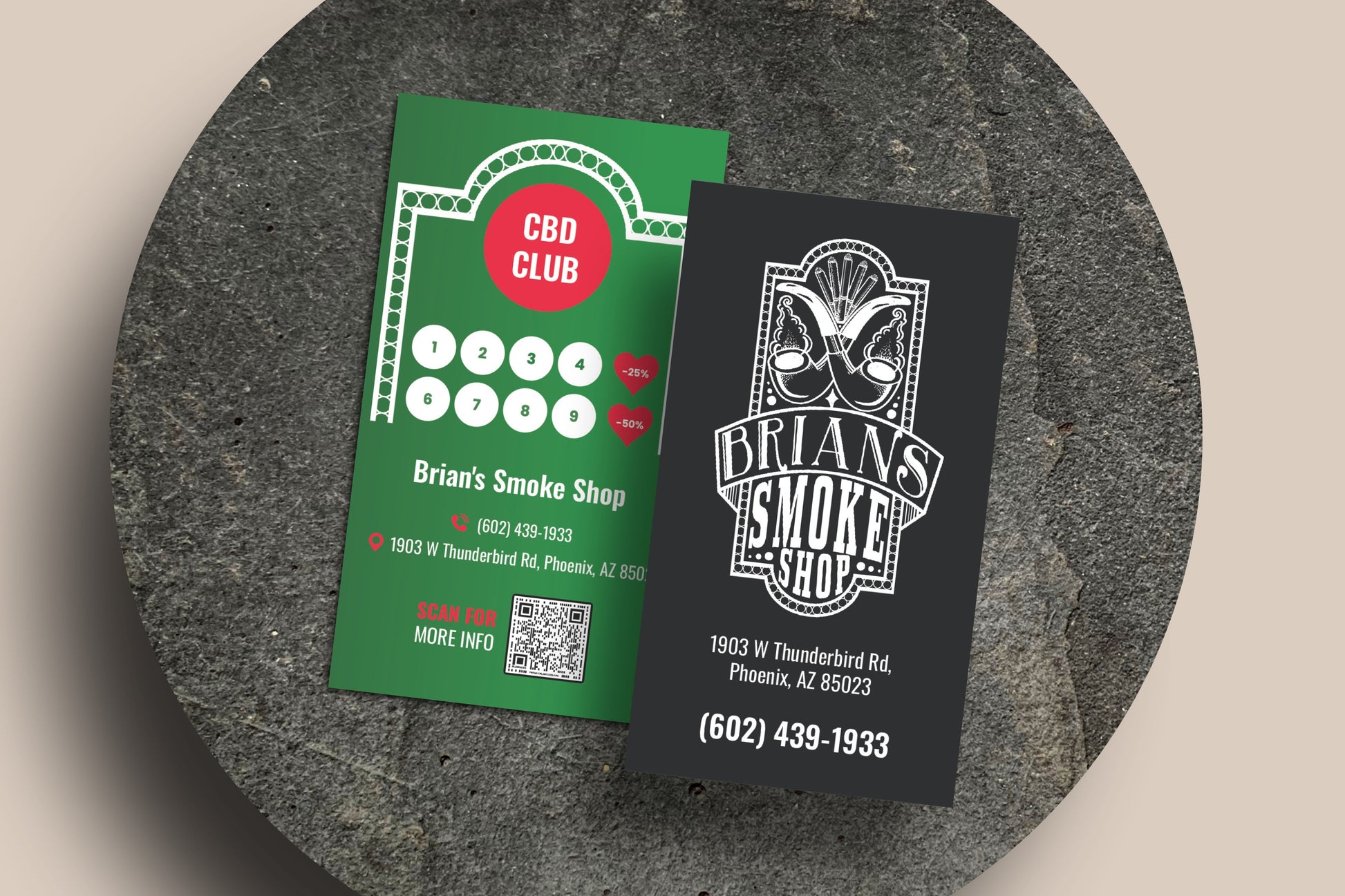 Standard Business Cards - Outta Phx Print shop