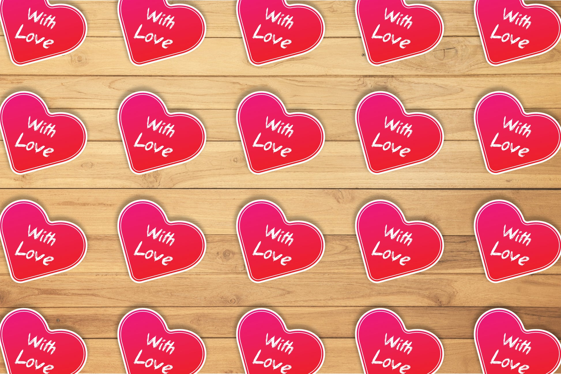 Heart Sticker Builder - Outta Phx Print shop