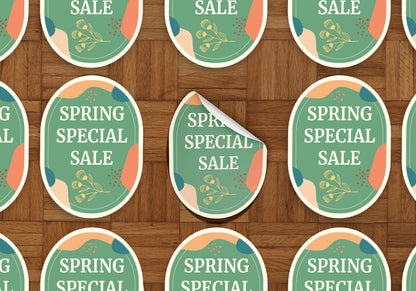 Oval Stickers - Outta Phx Print shop
