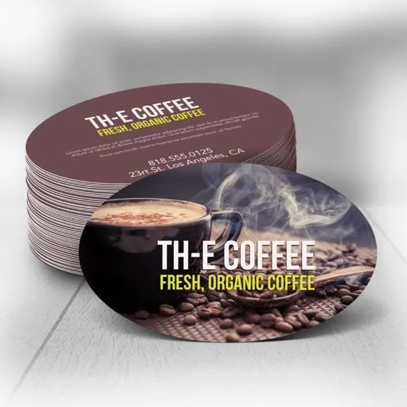 Oval Business Cards - Only Front - Outta Phx Print shop