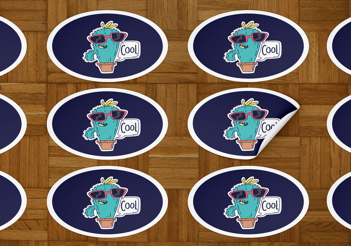 Oval Stickers - Outta Phx Print shop