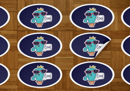 Oval Stickers - Outta Phx Print shop