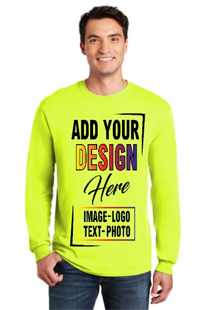 Long sleeve safety Tshirt front - Outta Phx Print shop