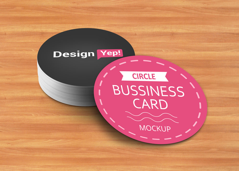 Circle Business Cards - Doublesided - Outta Phx Print shop