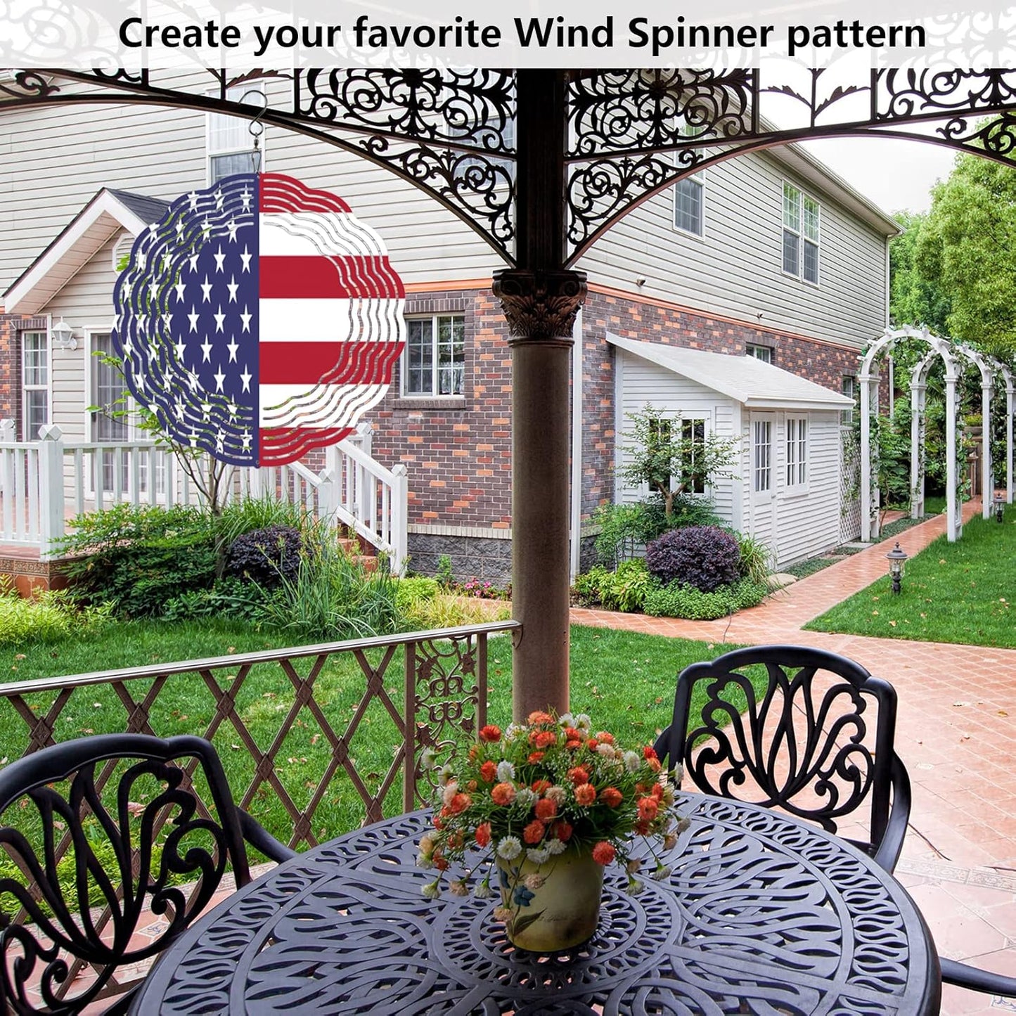 Custom Wind Spinner 8'' Inches - Outta Phx Print shop