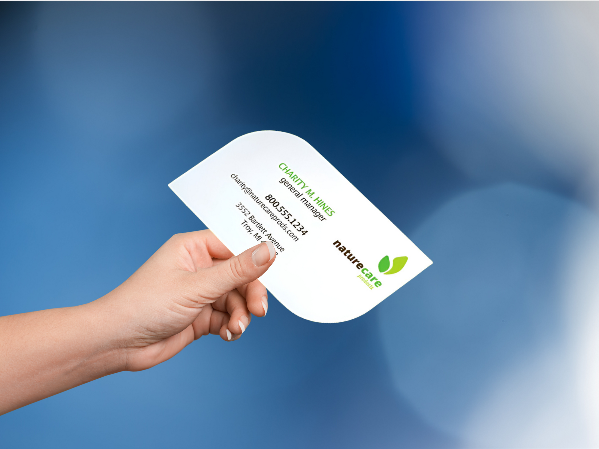 Leaf Business Cards - Only Front - Outta Phx Print shop