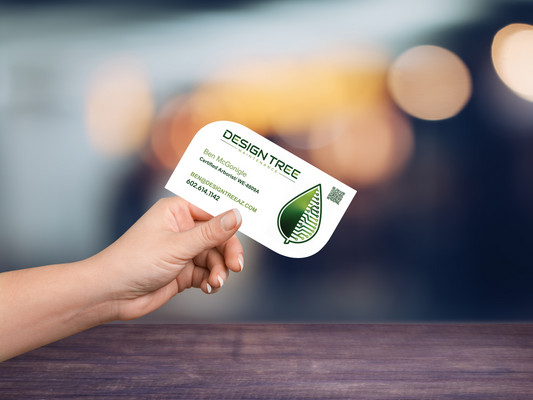 Leaf Business Cards - Doublesided - Outta Phx Print shop