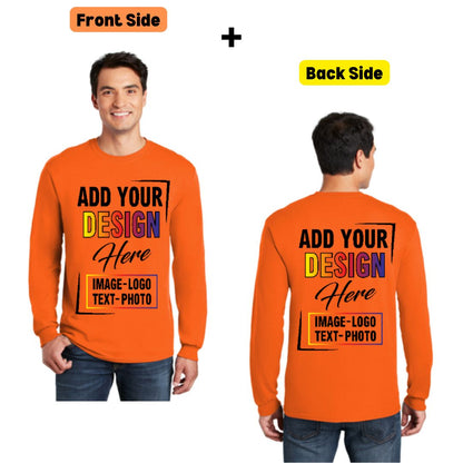 Long sleeve safety T-shirt front & back - Outta Phx Print shop