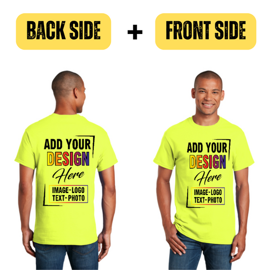 Custom Safety T-shirts Front & Back - Outta Phx Print shop