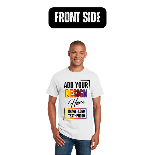 Custom Men T-shirts Front side Printing - Outta Phx Print shop