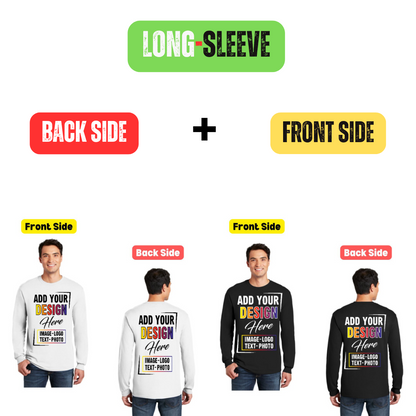 Long sleeve - front & back - Outta Phx Print shop