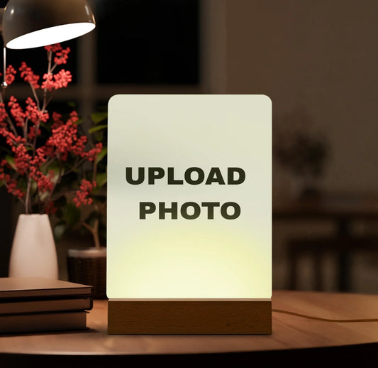 LED Acrylic Photo Frames Night Lights 6" x 8