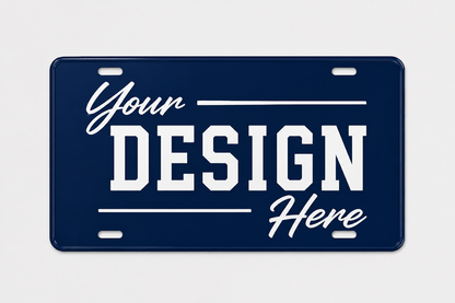 Custom full-color decorative license plate printed by Outta PHX Print Shop