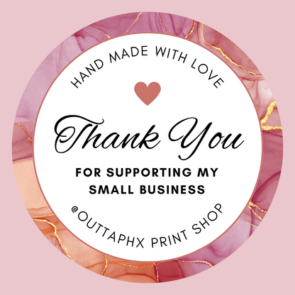 Circle Business Cards - ONE SIDE - Outta Phx Print shop