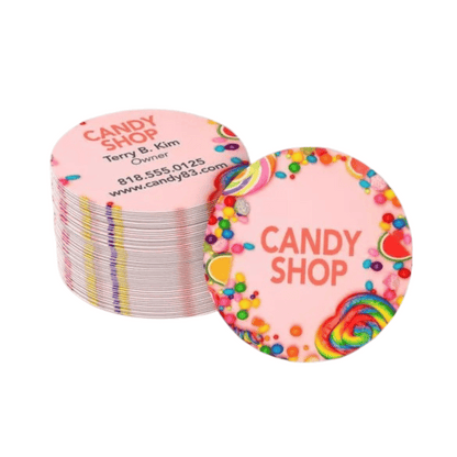 Circle Business Cards - ONE SIDE - Outta Phx Print shop