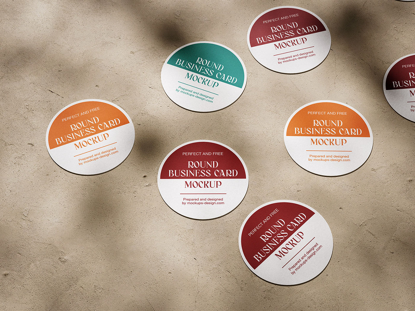Circle Business Cards - Doublesided - Outta Phx Print shop