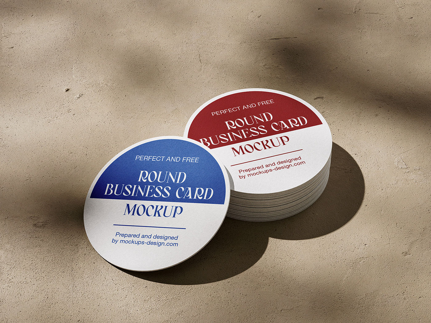 Circle Business Cards - Doublesided - Outta Phx Print shop
