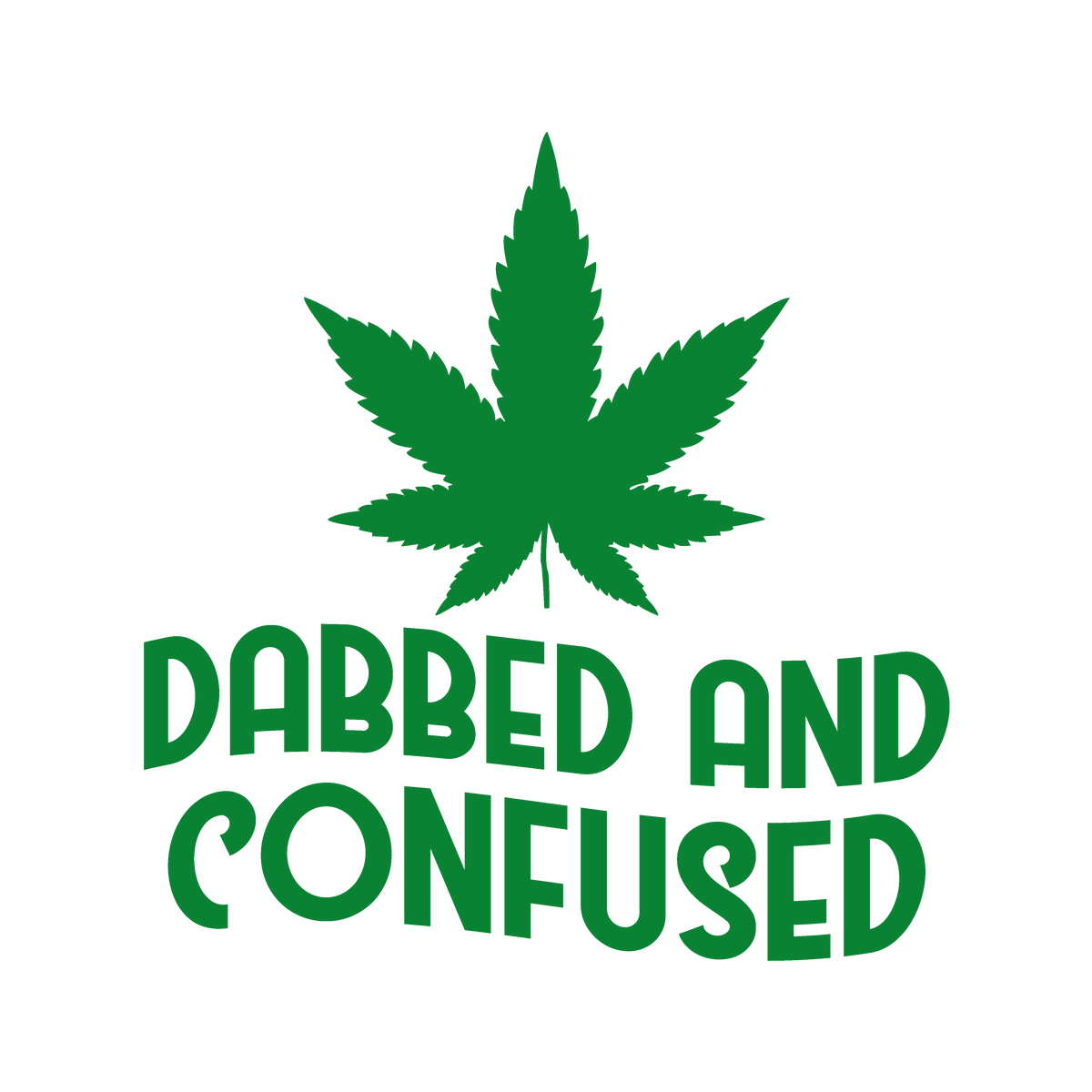 Dabbed and Confused ready-to-press DTF transfer