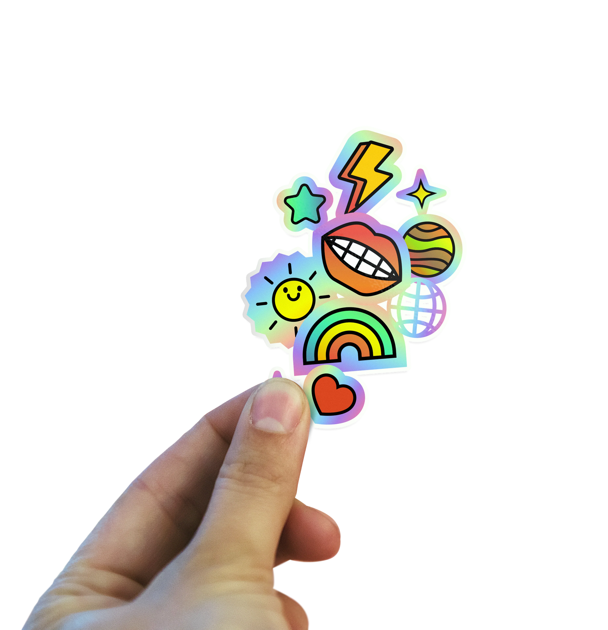 Holographic Stickers - Outta Phx Print shop