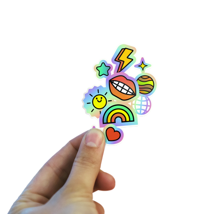 Holographic Stickers - Outta Phx Print shop
