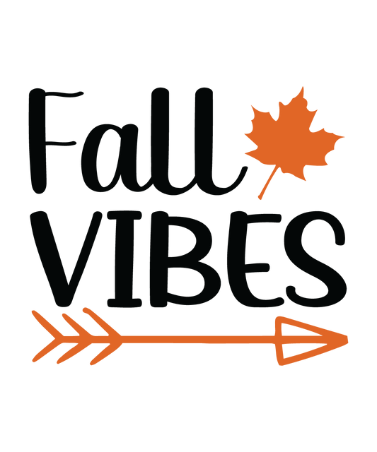 Fall Vibes fall ready-to-press DTF transfer
