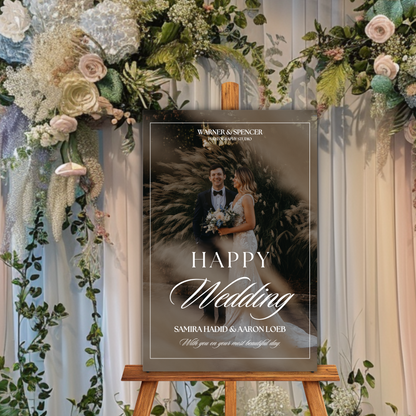 Custom foam board open house signs for wedding in Phoenix AZ printed same day
