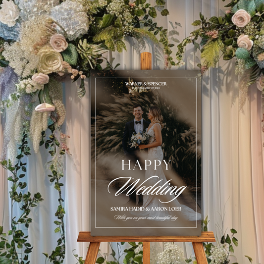 Custom foam board open house signs for wedding in Phoenix AZ printed same day