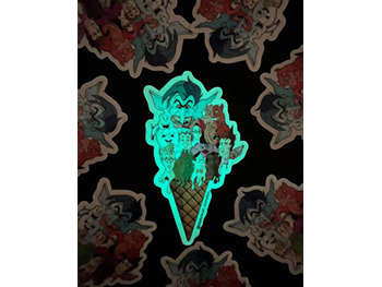 Glow In The Dark Stickers - Outta Phx Print shop