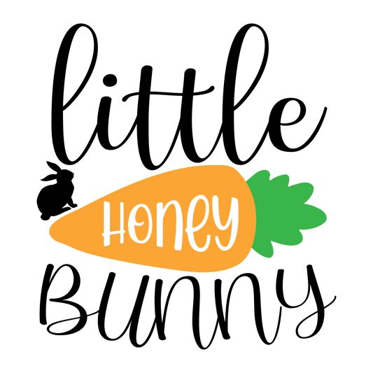 Little Honey Bunny Easter ready-to-press DTF transfer