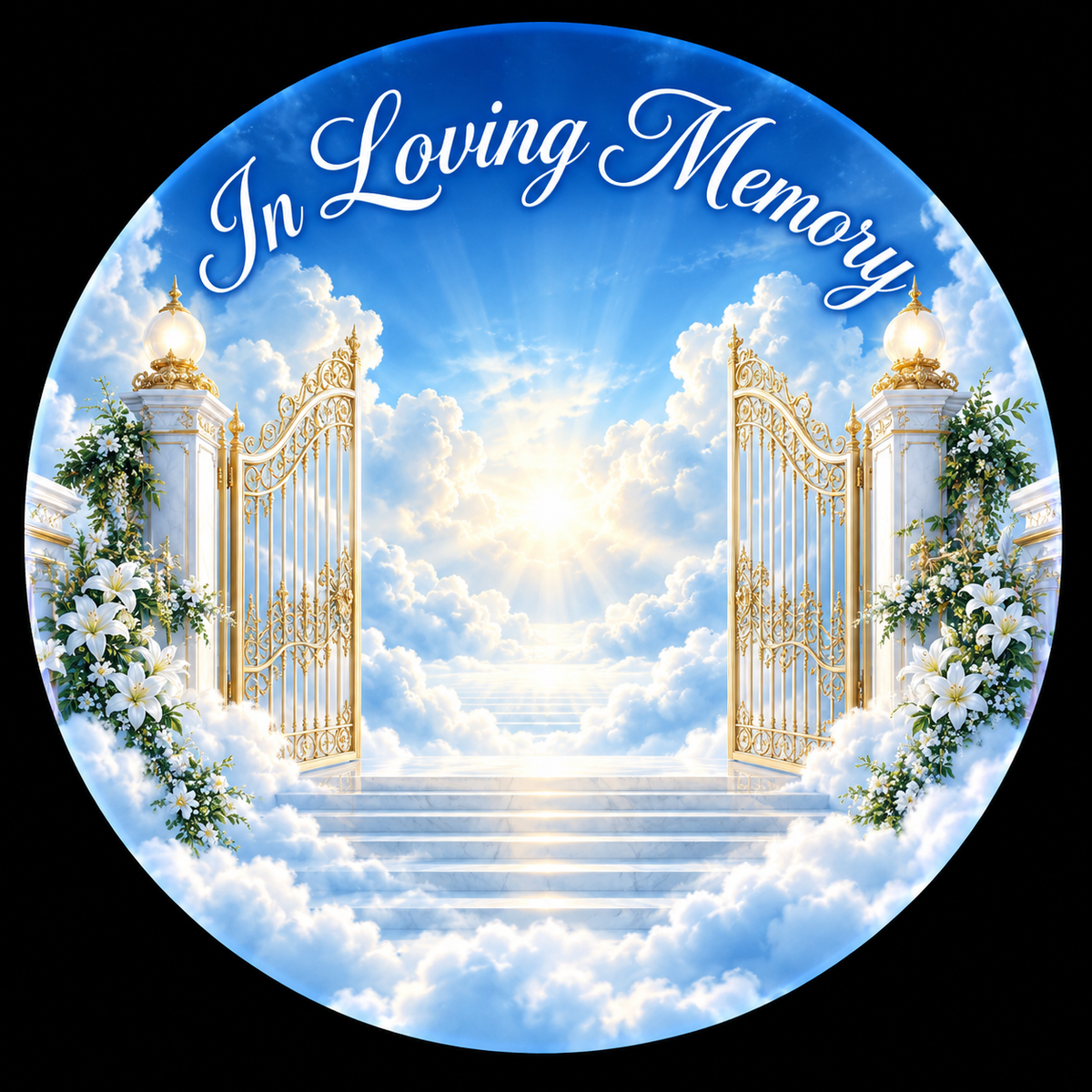 Original memorial artwork Design 024 for a 2.25-inch pin button