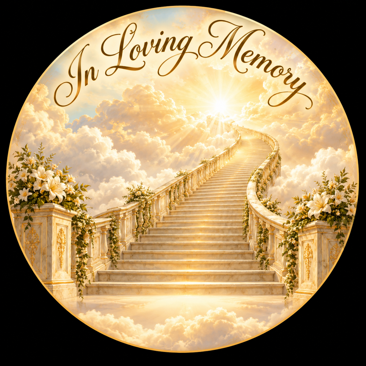 Original memorial artwork Design 029 for a 2.25-inch pin button