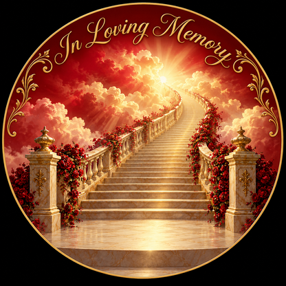 Original memorial artwork Design 030 for a 2.25-inch pin button