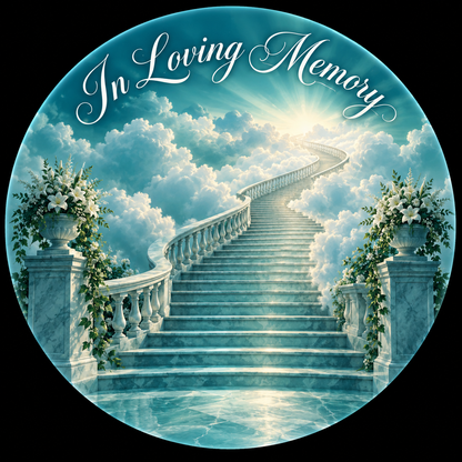 Original memorial artwork Design 031 for a 2.25-inch pin button