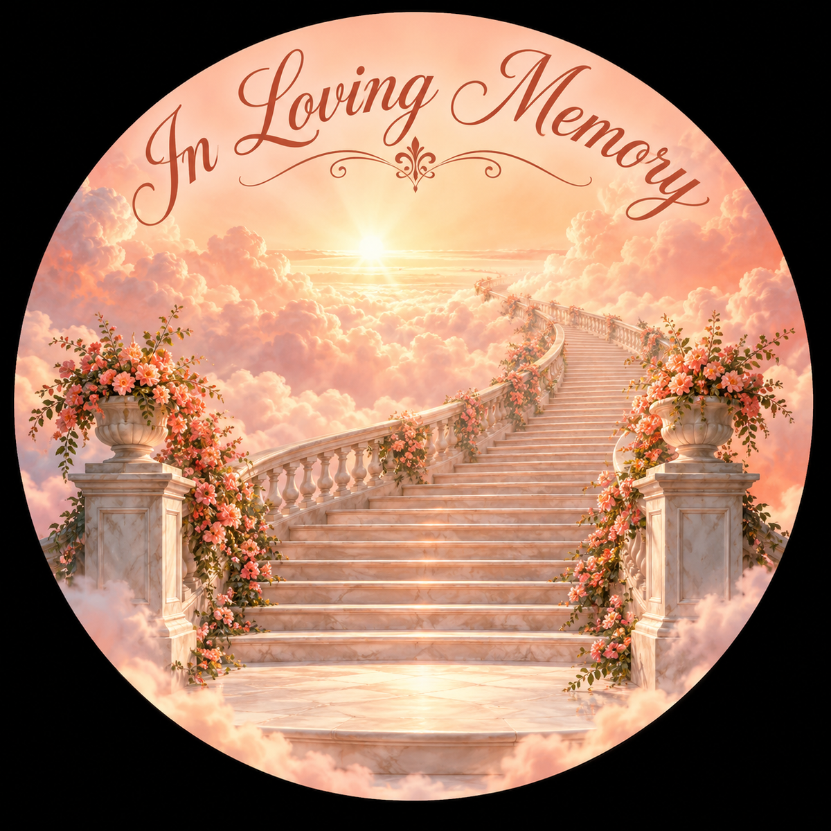 Original memorial artwork Design 032 for a 2.25-inch pin button