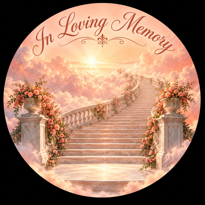 Original memorial artwork Design 032 for a 2.25-inch pin button