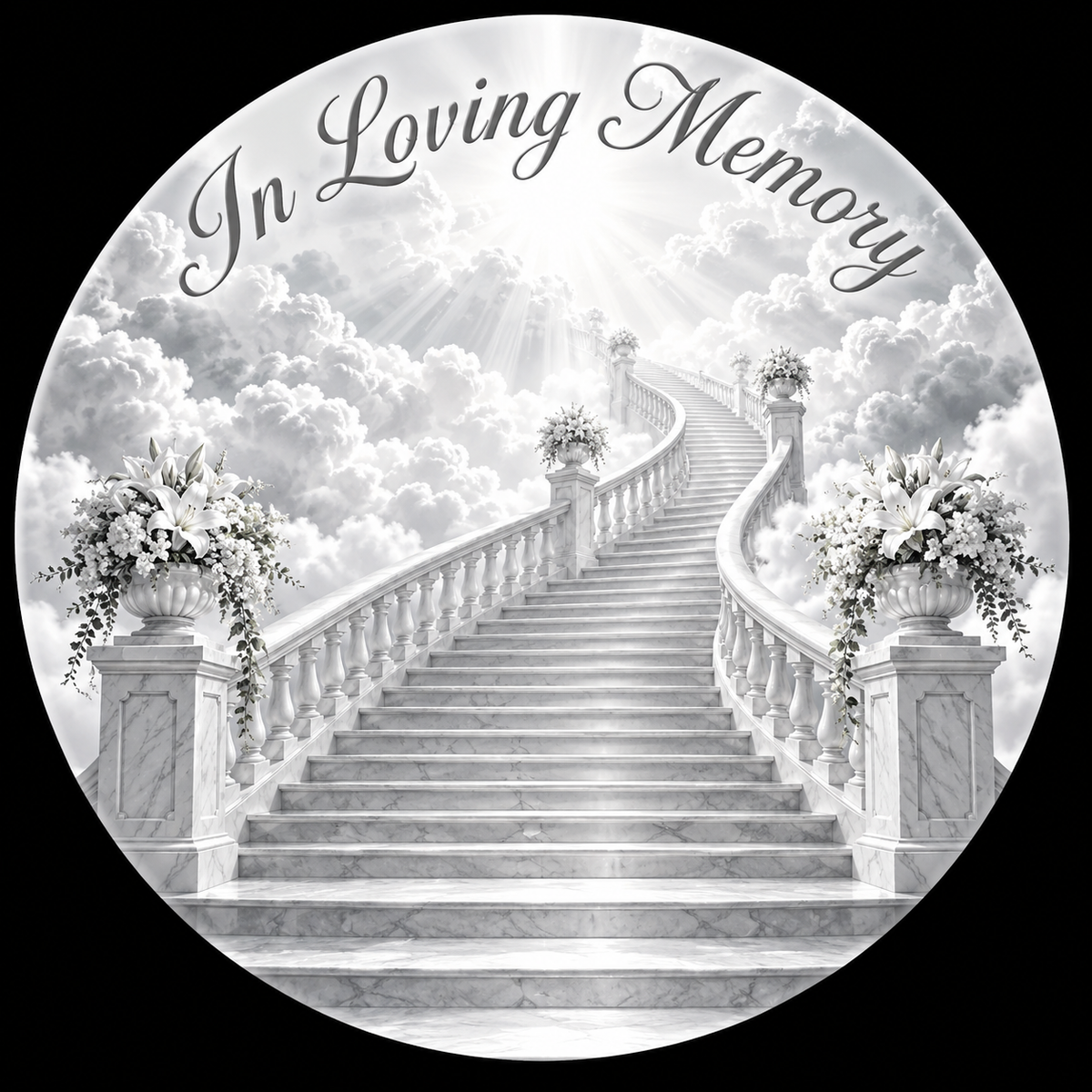 Original memorial artwork Design 034 for a 2.25-inch pin button