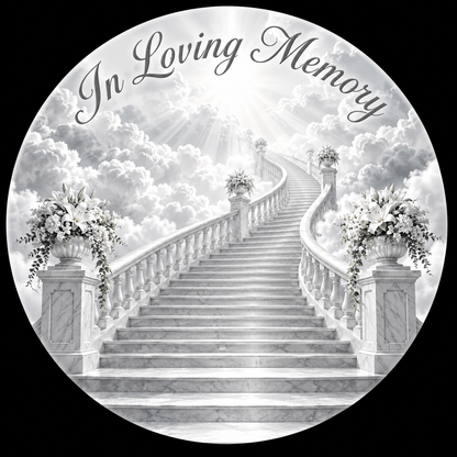 Original memorial artwork Design 034 for a 2.25-inch pin button