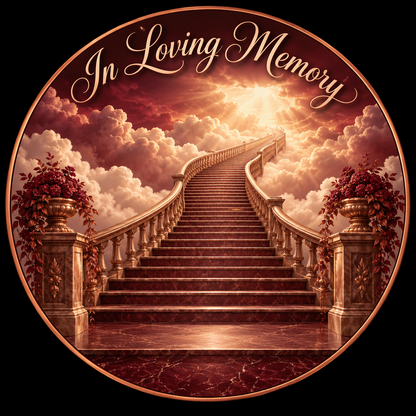 Original memorial artwork Design 035 for a 2.25-inch pin button